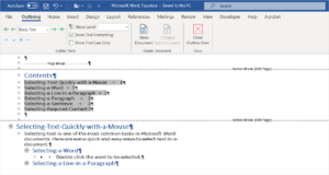 Working with Master and Subdocuments in Microsoft Word – ibruk