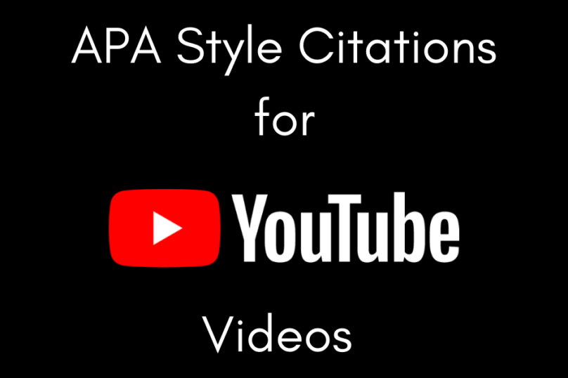 APA Style Citations for YouTube Videos