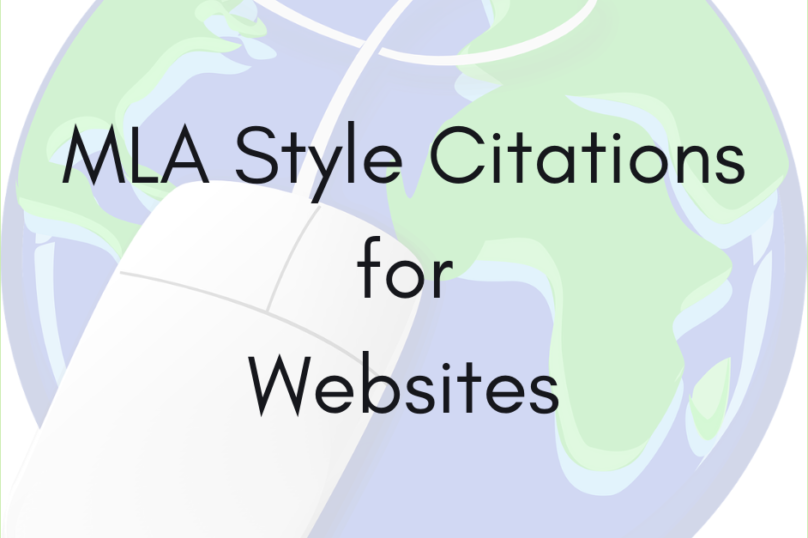 MLA Style Citation for Websites