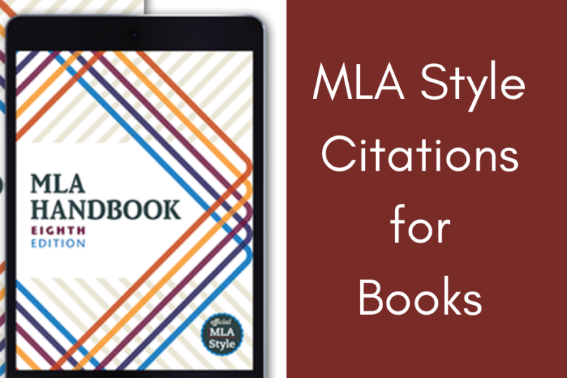 MLA Style Citations for Books