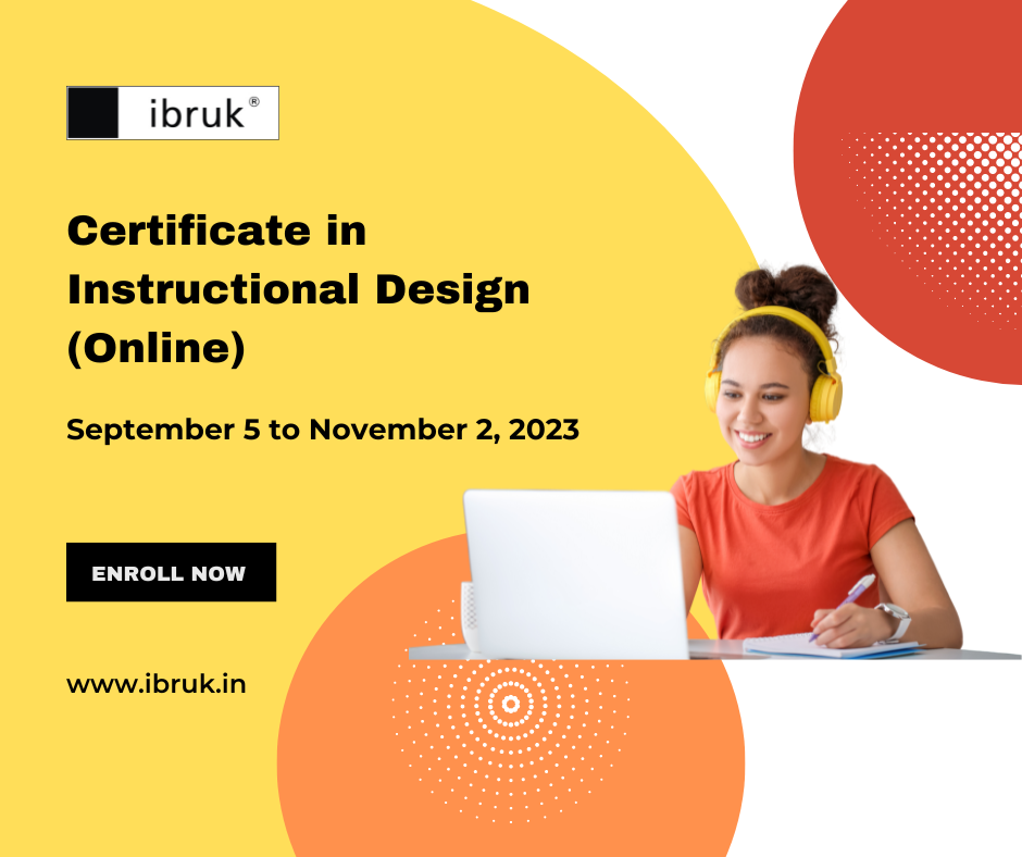 Certificate In Instructional Design Online Course September 2023 